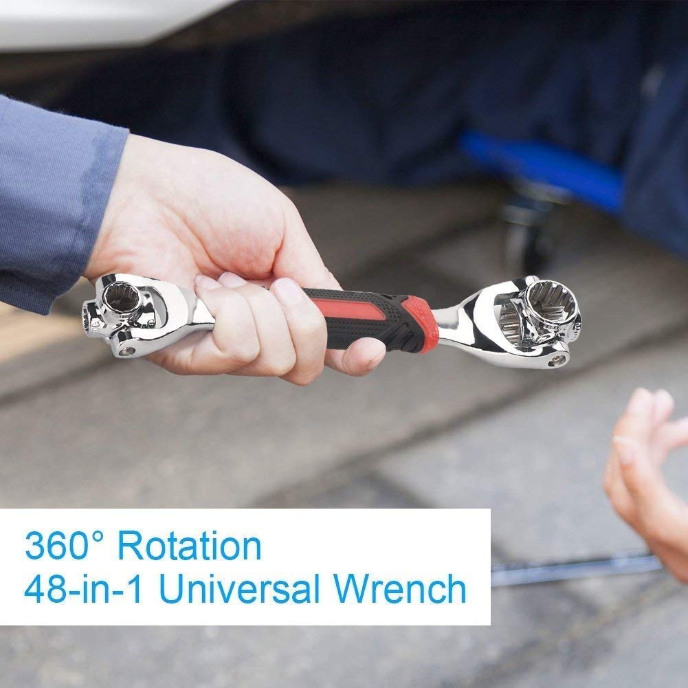 |FREE DELIVERY| 8-in-1 Universal Socket Wrench – 360° Rotating Tool🔧