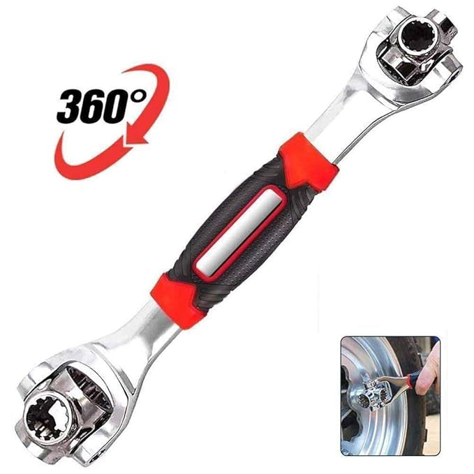 |FREE DELIVERY| 8-in-1 Universal Socket Wrench – 360° Rotating Tool🔧