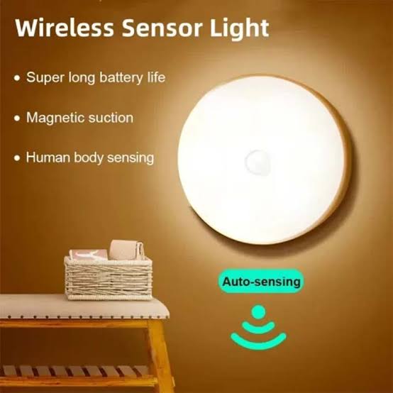 (FREE HOME DELIVERY) Self Adhesive Motion Sensor Light with USB Charging LED Magnetic Motion