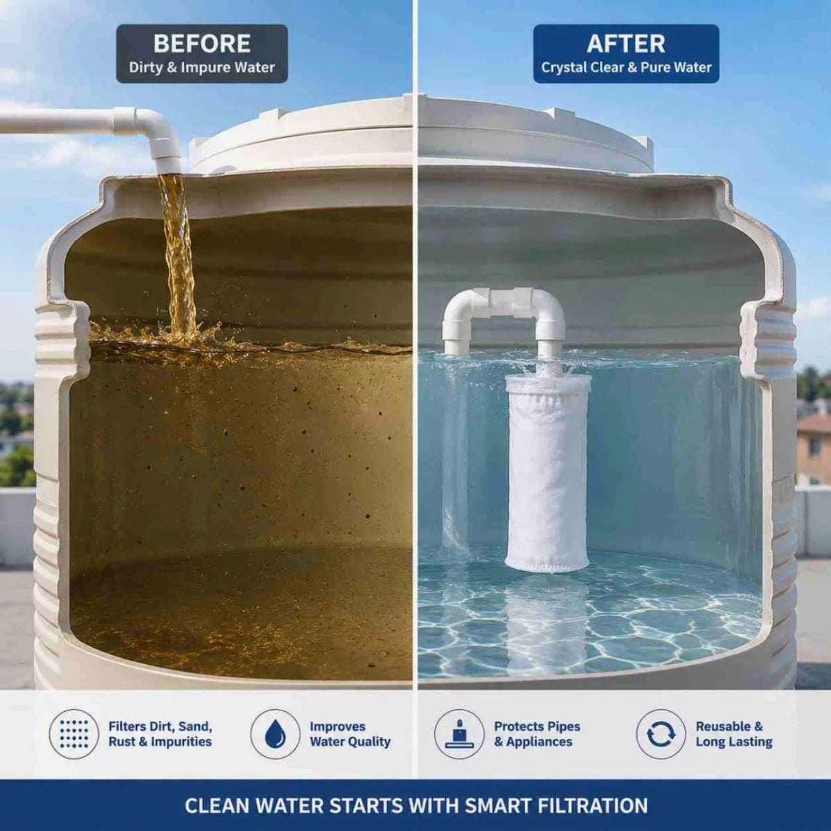|FREE DELIVERY| Premium Water Tank Filter Bag
