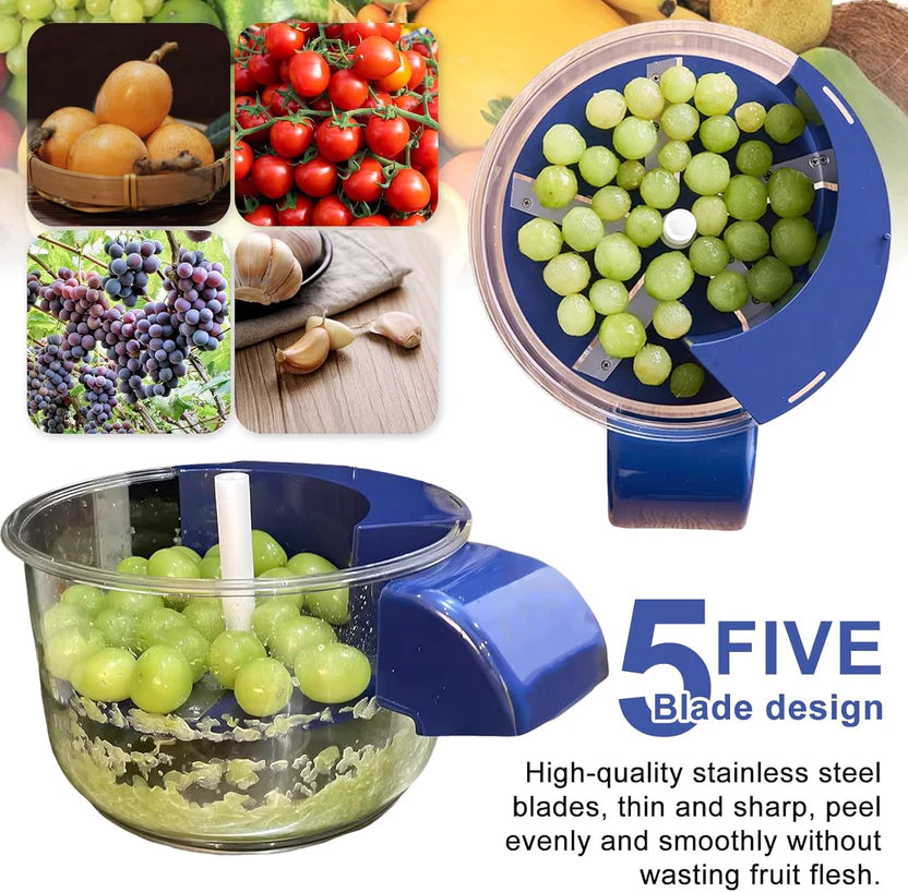 [FREE HOME DELIVERY[ Electric Garlic and Fruit Peeler – 50W Automatic Small Fruit Skin Remover with Stainless Steel Blade