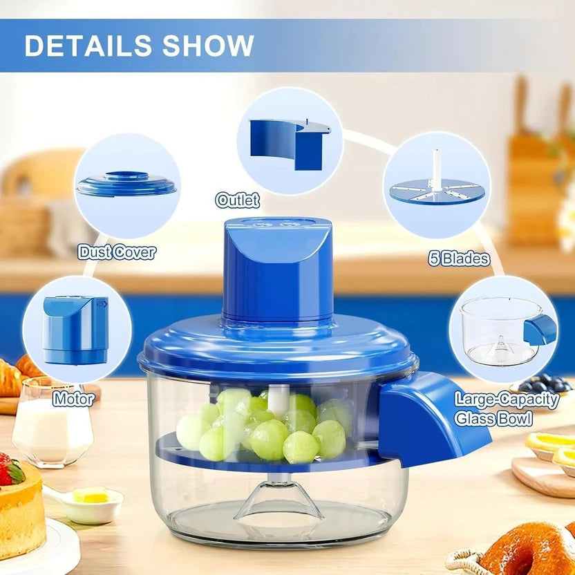 [FREE HOME DELIVERY[ Electric Garlic and Fruit Peeler – 50W Automatic Small Fruit Skin Remover with Stainless Steel Blade