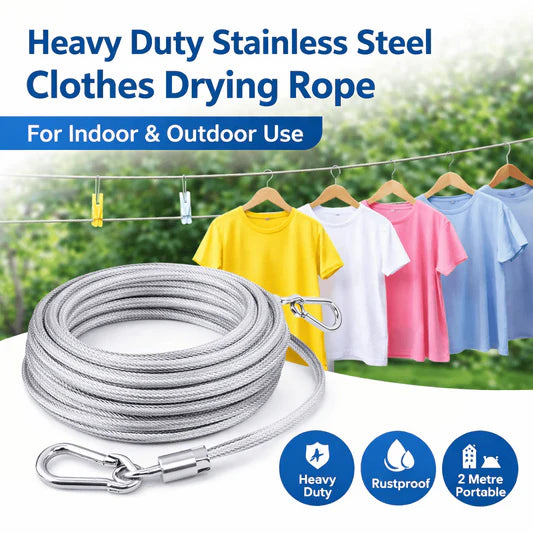 Multi-Use Strong Steel Wire with Hooks