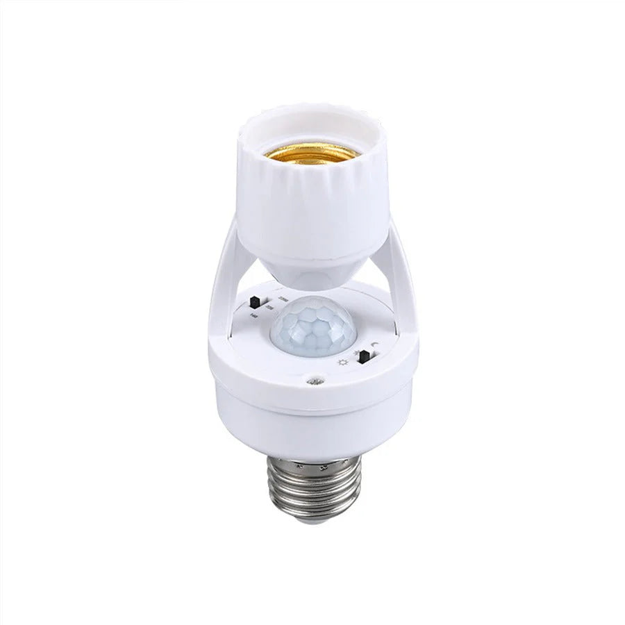 (FREE HOME DELIVERY )Infrared Motion Sensor Lamp Holder – 360° Smart Light Socket With Automatic On/Off Detection